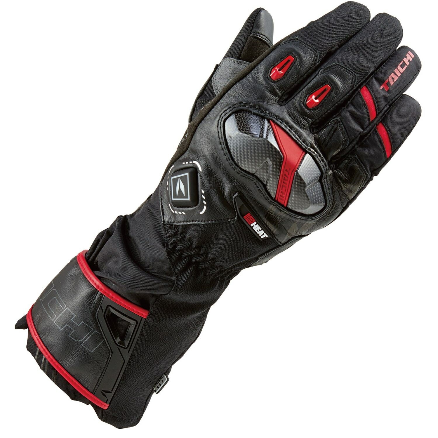 RSタイチ e-HEAT アームド グローブ ブラック/レッド Lサイズ RST648