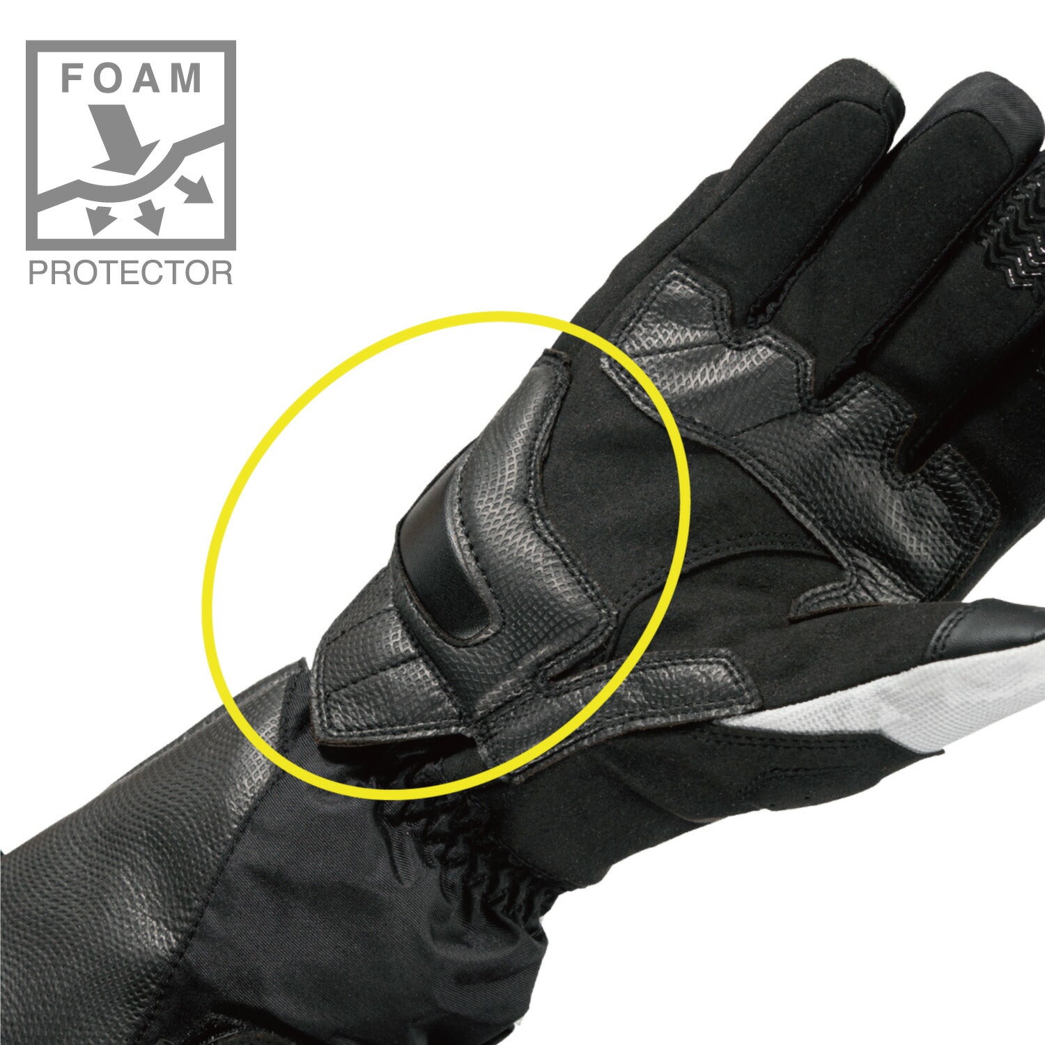 RSタイチ e-HEAT アーバン グローブ ゼブラブラック Lサイズ RST651