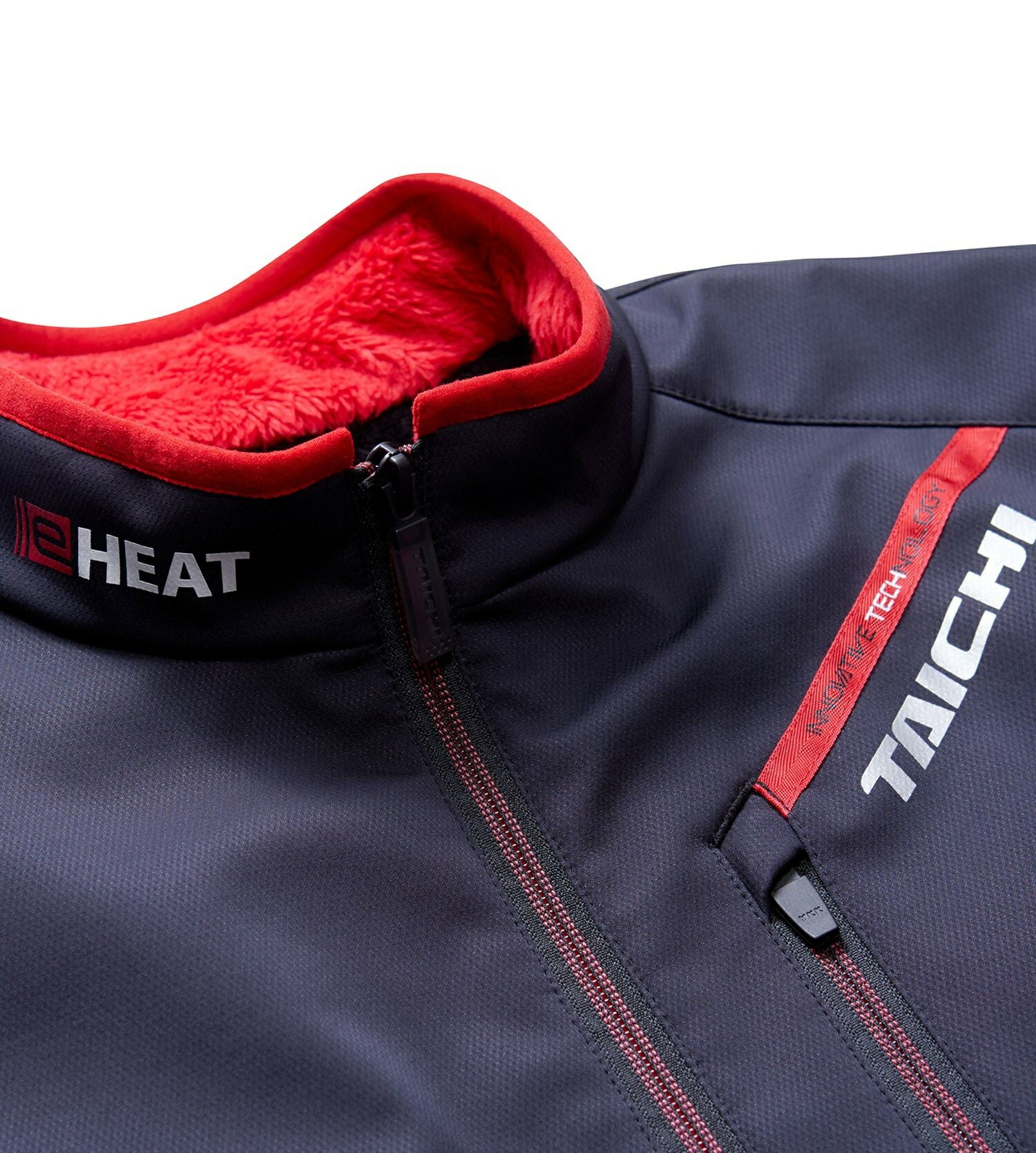RSタイチ e-HEAT インナージャケット ブラック/レッド Mサイズ RSU634