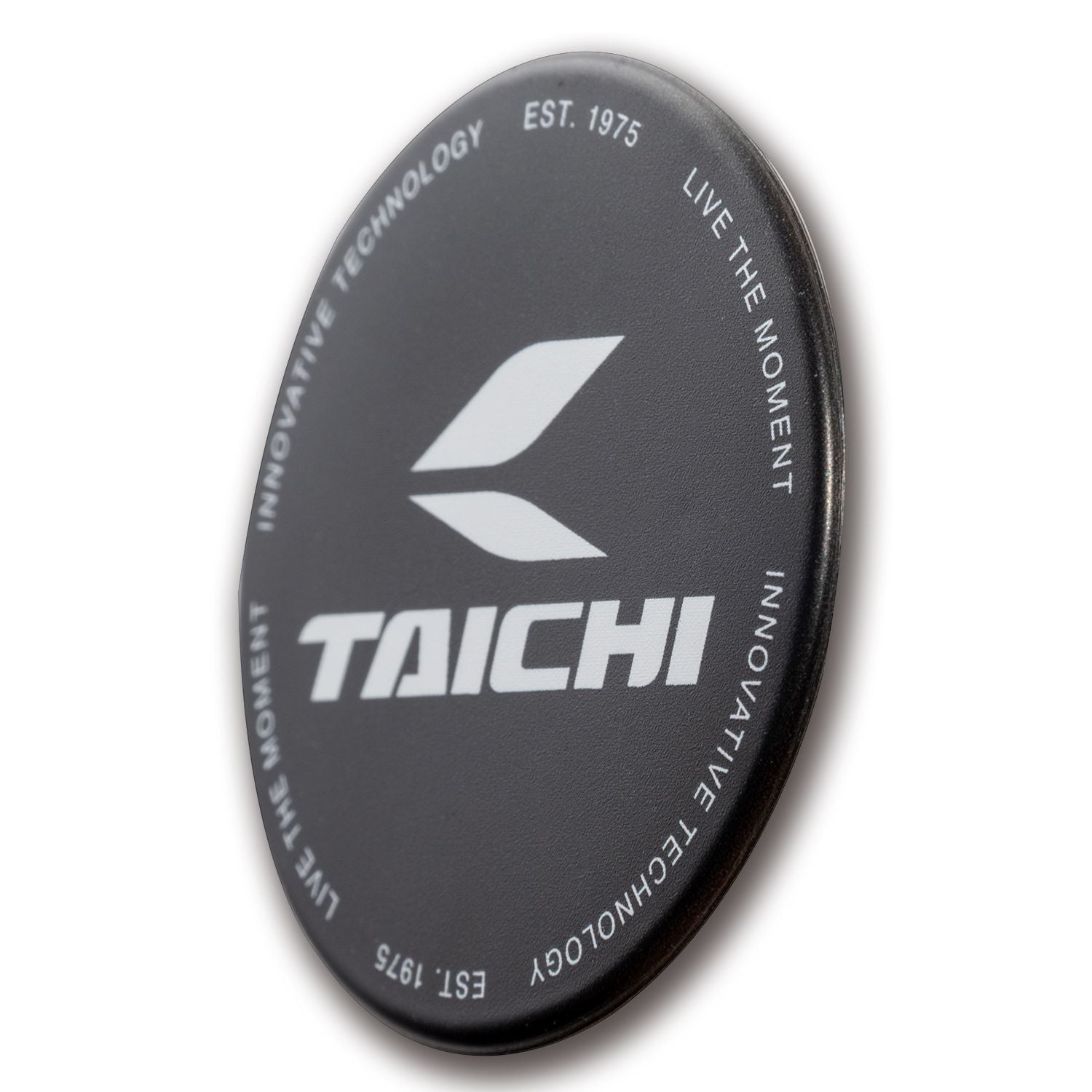 RSタイチ TAICHI サークルステッカー ブラック/ホワイト RSW032