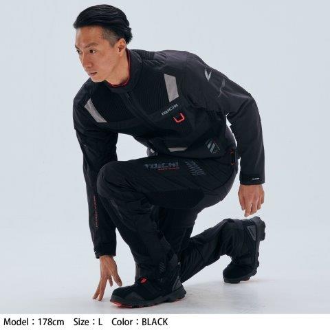 取寄 コンパス エアー パンツ ブラック 3XLサイズ RSY269 アールエスタイチ