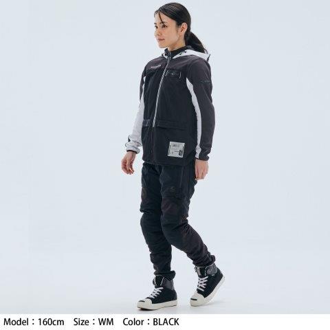 RSタイチ　レディース　WLサイズ　ライディングパンツ　RSY272 ブラック クイックドライ メッシュパンツ ブラック WL(レディースL)サイズ