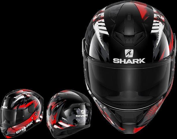 D-SKWAL2 PEMXA フルフェイスヘルメット レッド Lサイズ SHARK