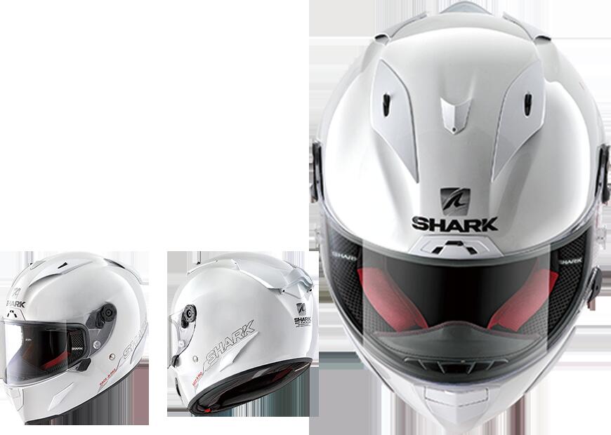 SHARK/シャーク RACE-R PRO フルフェイスヘルメット ホワイト Lサイズ