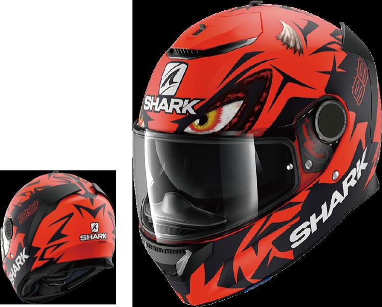 SHARK/シャーク SPARTAN フルフェイスヘルメット REPRICA LORENZO AUSTRIAN GP MAT Lサイズ