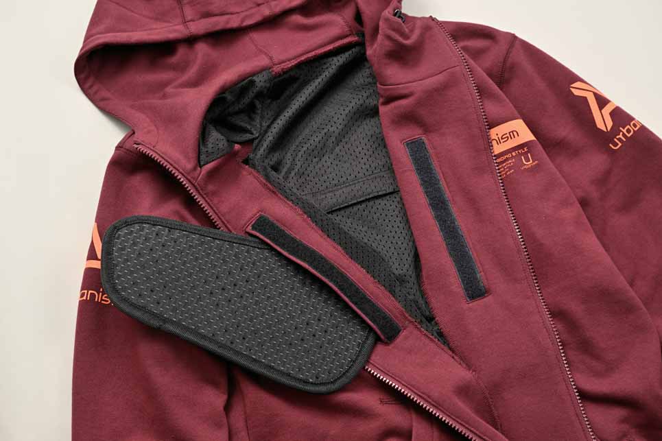 アーバニズム プロテクトスウェットパーカー ワインレッド Lサイズ UNJ-126