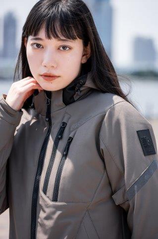 アーバンソフトシェルジャケット［WOMEN］ ブラックカモ WLサイズ UNJ130W アーバニズム