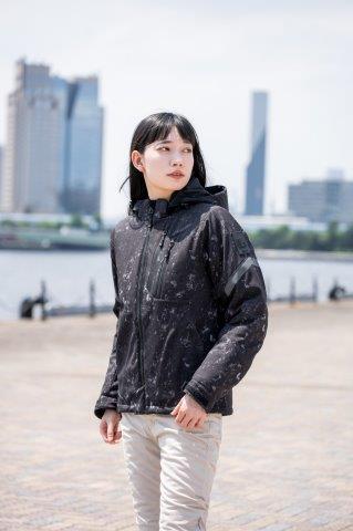 アーバンソフトシェルジャケット［WOMEN］ ブラックカモ WLサイズ UNJ130W アーバニズム