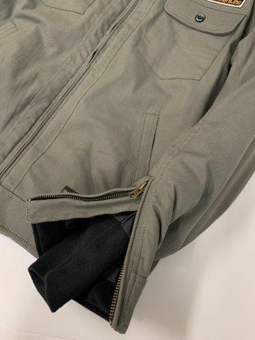 バンソン コットンジャケット グレー Lサイズ SVS2203W