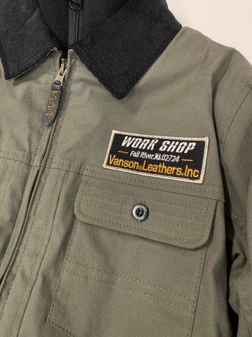 バンソン コットンジャケット グレー Mサイズ SVS2203W