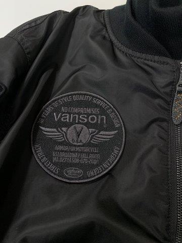 バンソン MA-1ジャケット ブラック/イエロー 3XLサイズ TVS2208W