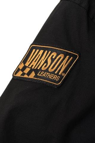 取寄 バンソン ワークシャツ ベージュ/ブラック Lサイズ TVS2305S