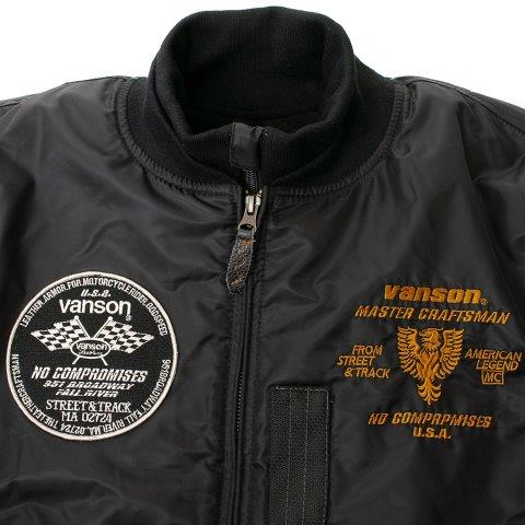 MA-1ジャケット カーキ/ブラック 3XLサイズ TVS2307W バンソン