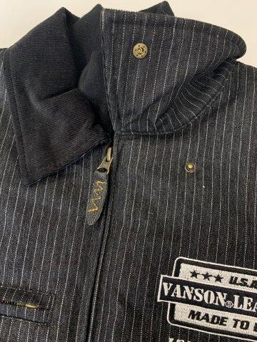 バンソン カバーオールジャケット ブラック XLサイズ VS22110W