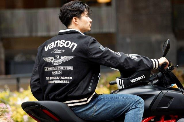 アワードジャケット グレー/アイボリー XLサイズ VS23107W バンソン