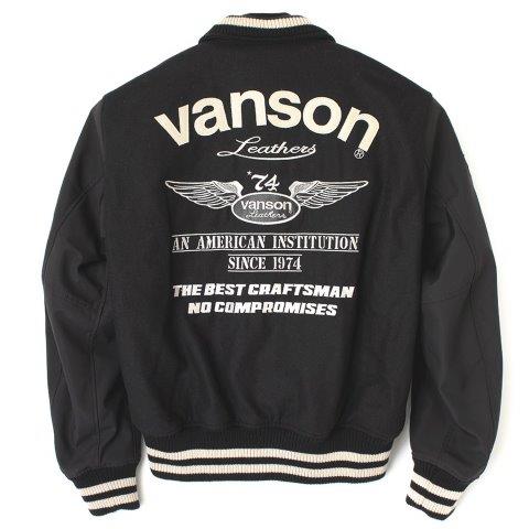 アワードジャケット ブラック/ブラック Mサイズ VS23107W バンソン