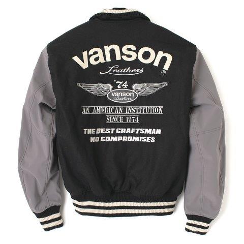 アワードジャケット ブラック/グレー Mサイズ VS23107W バンソン