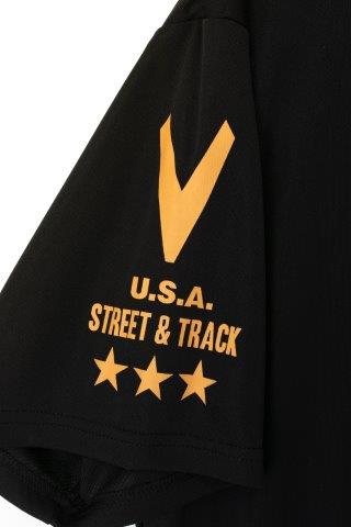 取寄 バンソン メッシュTシャツ ホワイト/ブラック Mサイズ VS23805S
