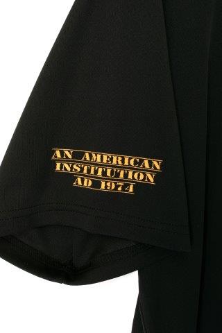 取寄 バンソン メッシュTシャツ ブラック/ホワイト Mサイズ VS23807S