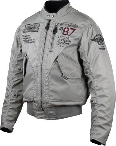 ウィンタージャケット シルバー Mサイズ YB-3302 イエローコーン