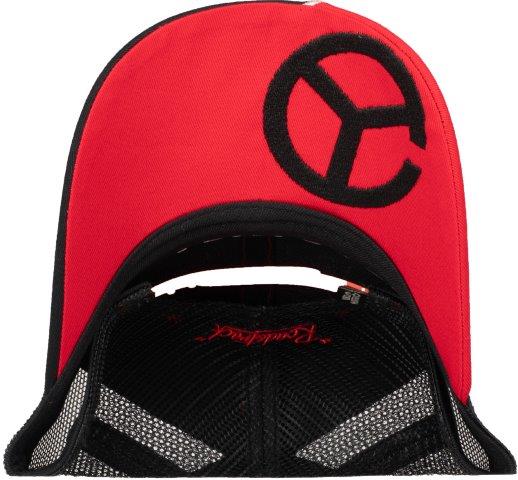 イエローコーン メッシュキャップ レッド Freeサイズ YC-012