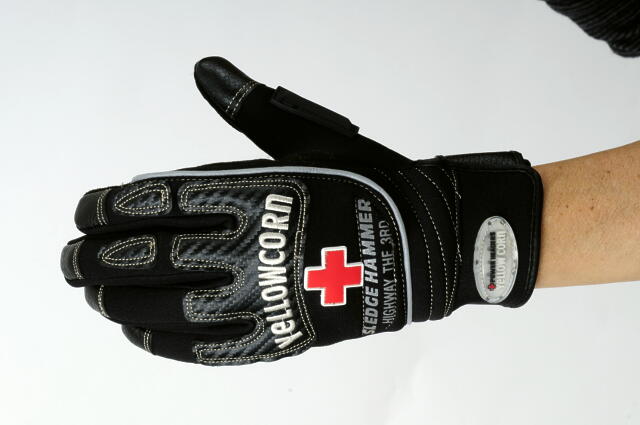 YG-084R ブラック  LLサイズ オールウェザーグローブ イエローコーン ネオプレン  防水