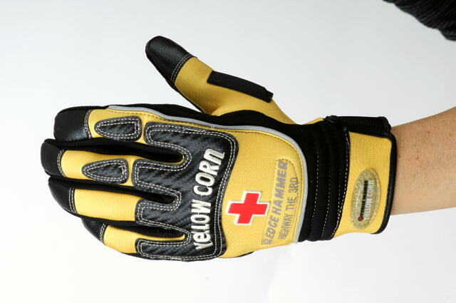 YG-084R イエロー LLサイズ オールウェザーグローブ イエローコーン ネオプレン 防水