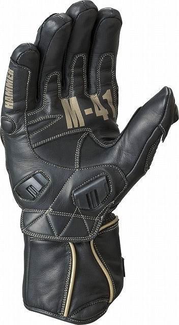 取寄 イエローコーンチタニウムウィンターグローブ ブラック/ゴールド Mサイズ YG-191W