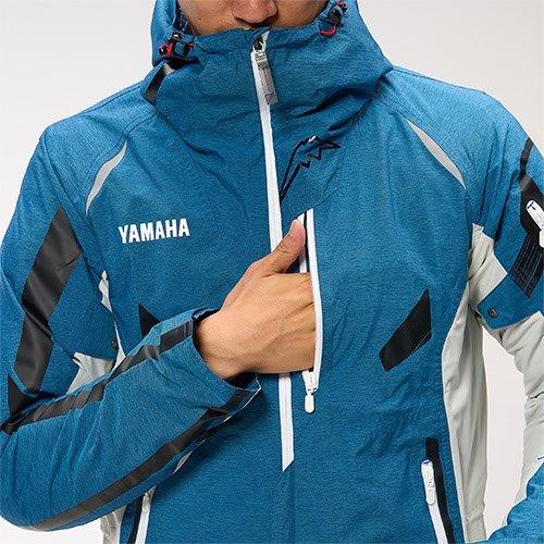 ヤマハ×クシタニ ウインターアメニタジャケット バイク/メンズ /秋冬 ブルー Mサイズ YAF69-K