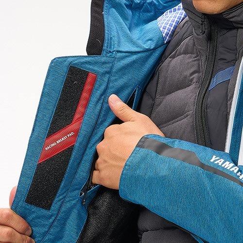 ヤマハ×クシタニ ウインターアメニタジャケット バイク/メンズ /秋冬 ブルー Mサイズ YAF69-K