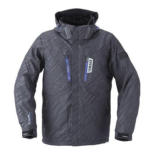 ヤマハ×RSタイチ モトレックウインターパーカ バイク/メンズ /秋冬 ブラック/ブルー Mサイズ YAF72-R
