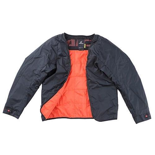 ヤマハ×RSタイチ モトレックウインターパーカ バイク/メンズ /秋冬 ブラック/レッド Lサイズ YAF72-R