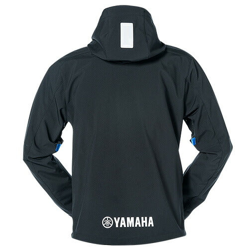 ヤマハ×RSタイチ ソフトシェルマルチパーカー ブラック/ブルー Mサイズ YAF74R