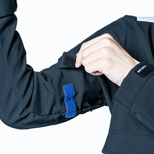 ヤマハ×RSタイチ ソフトシェルマルチパーカー ブラック/ブルー XLサイズ YAF74R