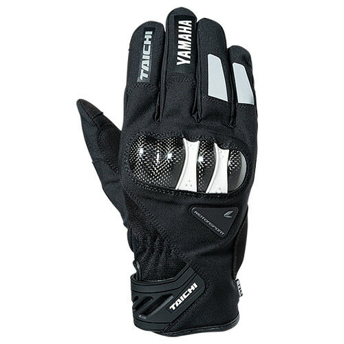 ヤマハ×RSタイチ カーボンウィンターグローブ ブラック/ホワイト XXLサイズ YAG60R