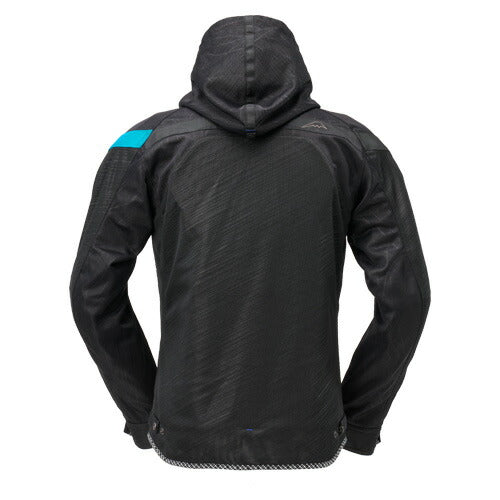 ヤマハ×クシタニ フルメッシュパーカージャケット メンズ レッド Mサイズ YAS67K