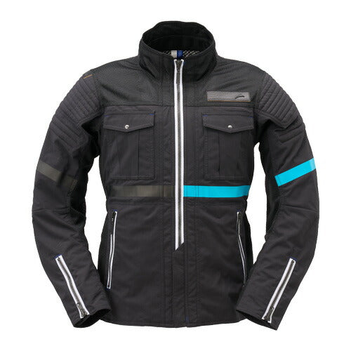 ヤマハ×クシタニ アーカナハーフメッシュジャケット メンズ ブラック Mサイズ YAS68K