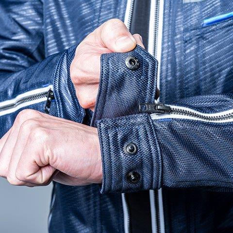 ヤマハ×クシタニ フルメッシュパーカージャケット ネイビー LLサイズ YAS75-K