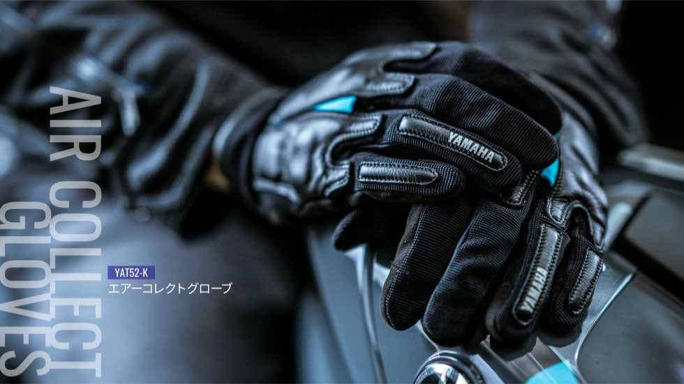 ヤマハ×クシタニ  エアーコレクトグローブ メンズ ブルー Sサイズ YAT52K
