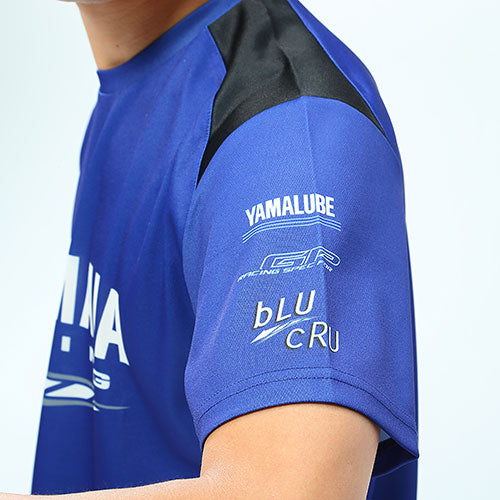 ヤマハ レーシングTシャツ メンズ Lサイズ YRE32-SA Race Blue Fun items